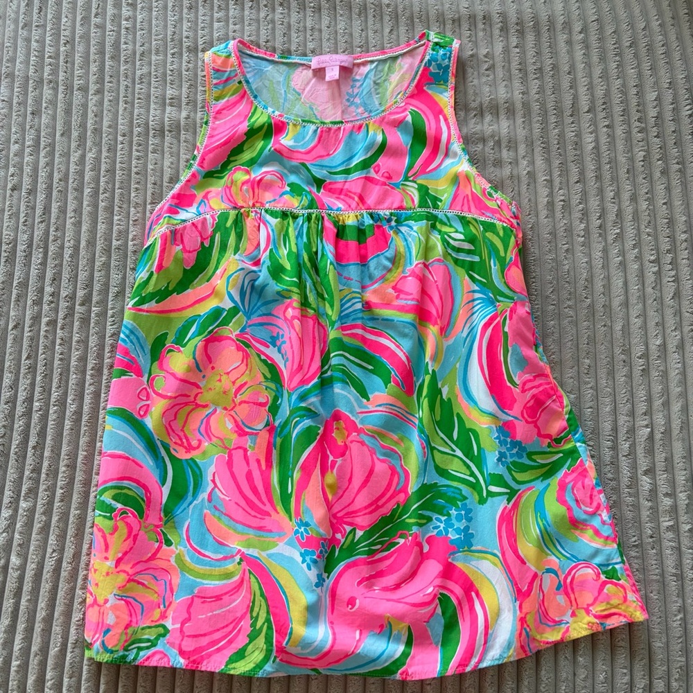 Lilly Pulitzer Flutter Top So A Peeling Small